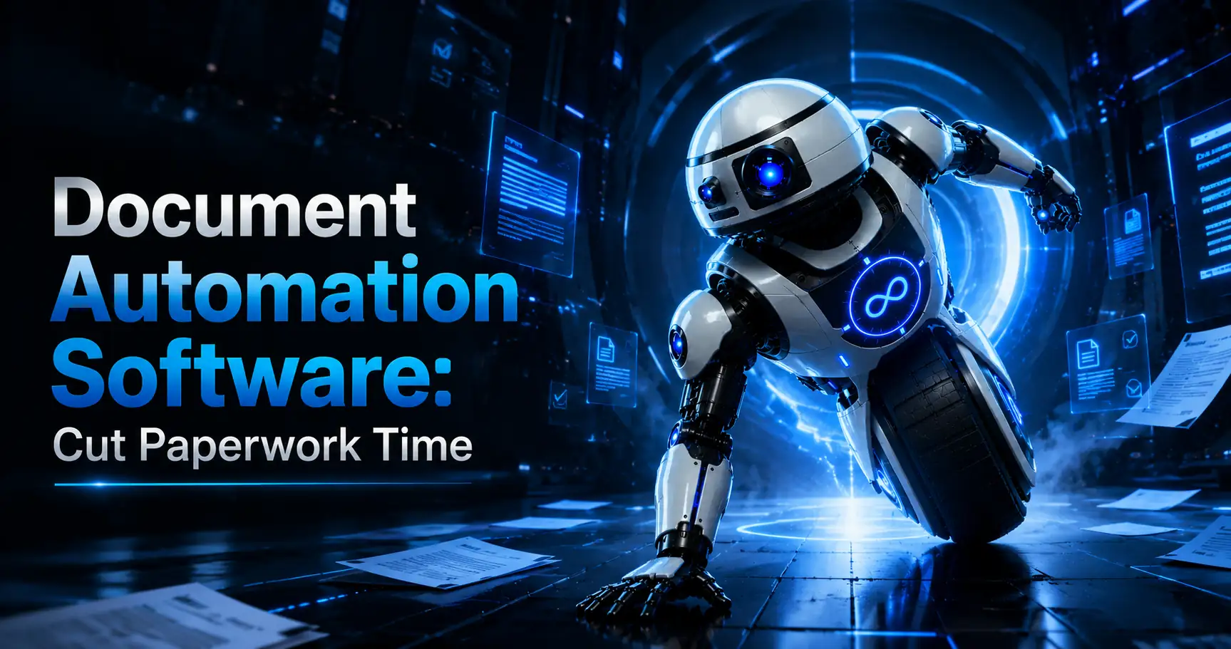 Document automation software auto-filling and routing paperwork for signature and approval
