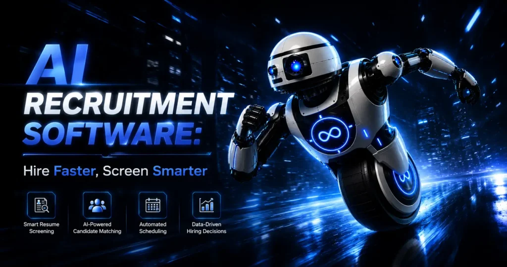 AI recruitment software screening and ranking job applications to help recruiters hire faster