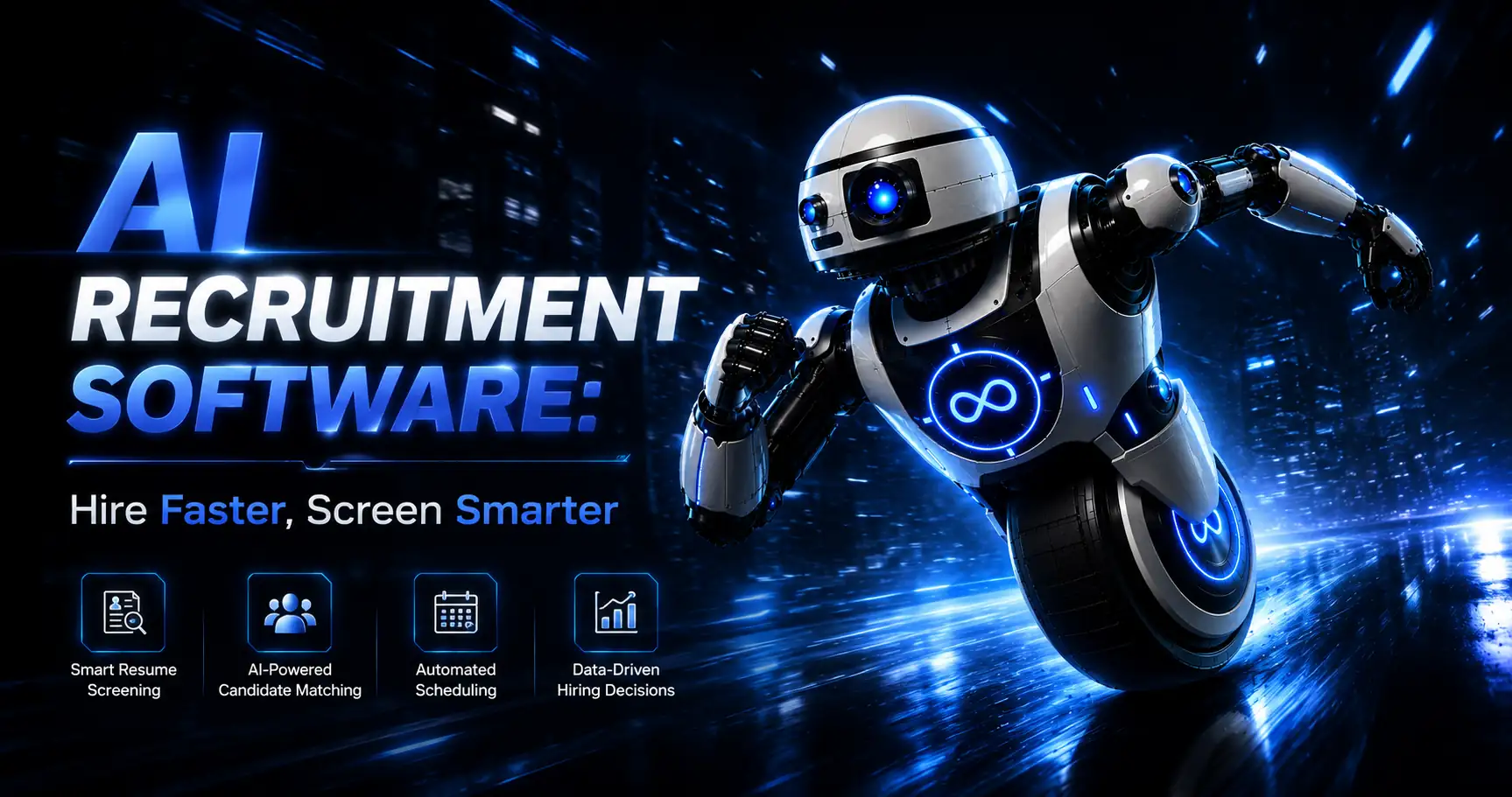 AI recruitment software screening and ranking job applications to help recruiters hire faster