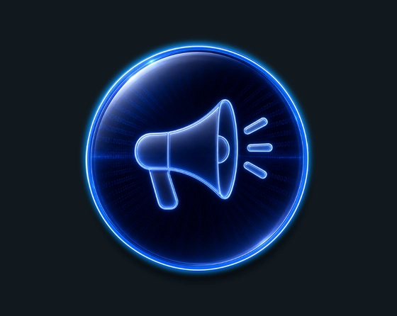 Marketing agency icon illustrating an AI automation ROI example for reporting and lead qualification